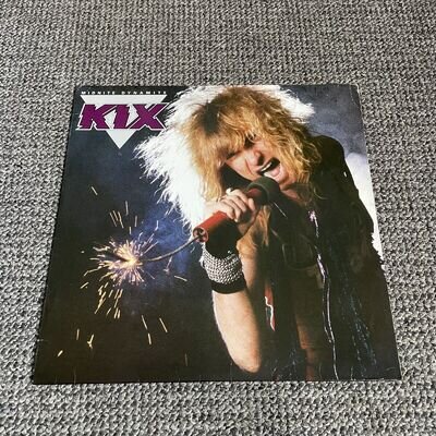 Kix – Midnite Dynamite Vinyl Record FIRST UK Pressing BLACK 1985