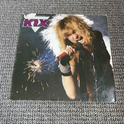 Kix – Midnite Dynamite Vinyl Record FIRST UK Pressing BLACK 1985