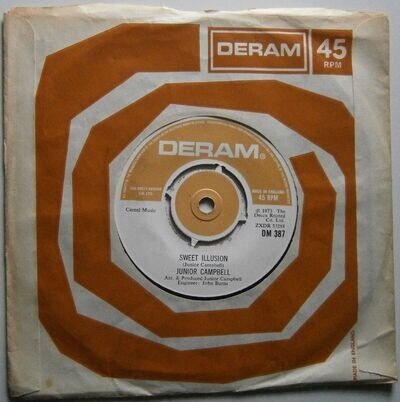 JUNIOR CAMPBELL: SWEET ILLUSION (Deram) 1973 7" Single