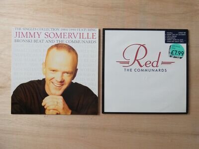 JIMMY SOMERVILLE - SINGLES COLLECTION / COMMUNARDS - RED - VINYL LPs - TESTED