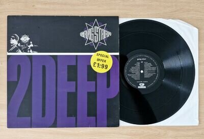 Gang Starr - 2 Deep 12" Vinyl UK Pressing 1992 Take It Personal Now You're Mine