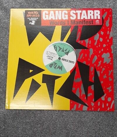 GANG STARR - Words I Manifest Vinyl 12" - Reissue 2000 - Excellent condition