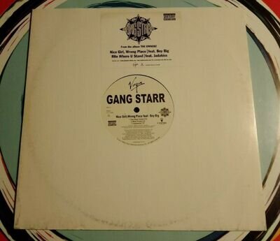 Gang Starr Nice Girl Wrong Place 12" Vinyl 6 tracks GURU Related