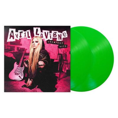 Avril Lavigne Greatest Hits Limited Ed Neon Green 2LP Vinyl 12" Album