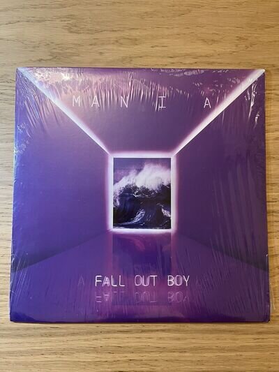 Fall Out Boy - Mania BLUE Vinyl (Webstore Limited Edition) - Opened, New