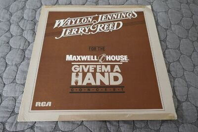 Waylon Jennings / Jerry Reed - Give 'Em A Hand Concert Promo