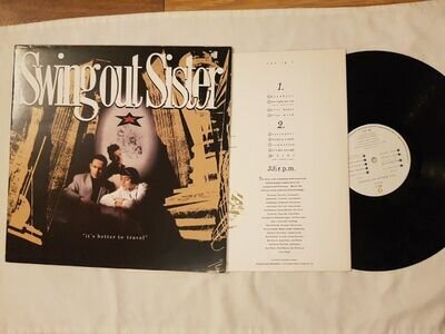 Swing Out Sister - Its Better To Travel 12" Vinyl album