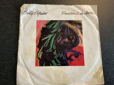 Billy Squier - Emotions In Motion (7", Single)