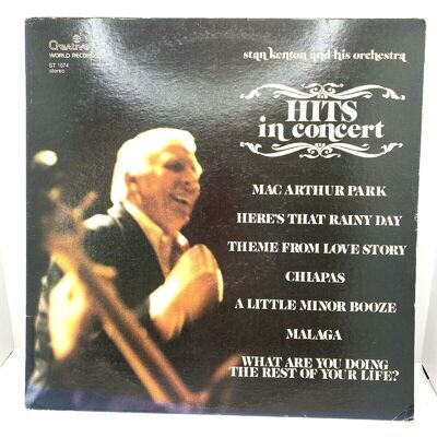 Vinyl Stan Kenton And His Orchestra Hits In Concert Creative World 1971