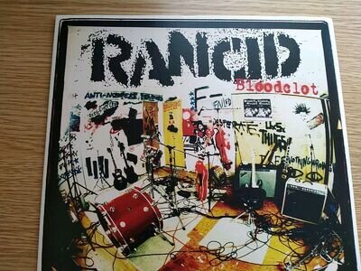 45 rpm RANCID Bloodclot NETHERLANDS Vinyl RECORD Punk Rock Metal 7" Rare Mint