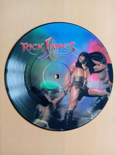 Rick James. Dance Wit' Me. 7"Picture Disc In VGC. 1982