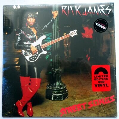 RICK JAMES - STREET SONGS LP RED VINYL 2019 *NEW - VERY MINOR SLEEVE SCUFF*