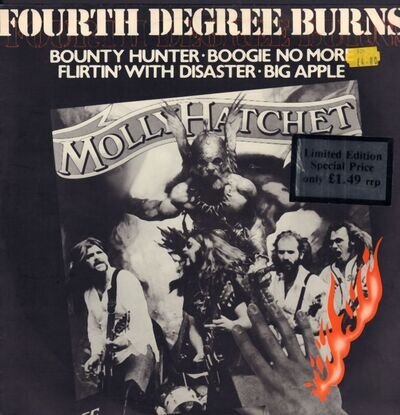 Molly Hatchet(12" Vinyl)Fourth Degree Burns-Epic-S EPC 12 8636-UK-1979-Ex-/VG+