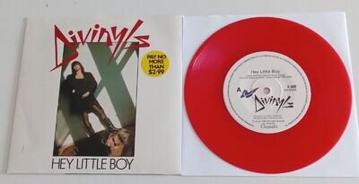 Divinyls - Hey Little Boy 1988 Chrysalis Records Australia Red Vinyl 7" Single