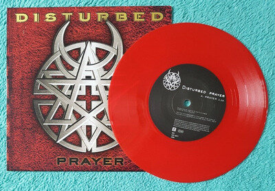 Disturbed - Prayer.. 2002 Original UK 7" Red vinyl single MINT un played