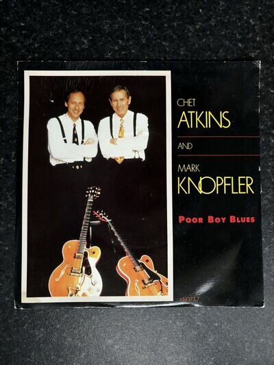 Chet Atkins & Mark Knopfler Poor Boy Blues UK 7” PS 45 Dire Straits