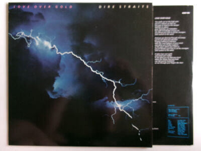 DIRE STRAITS LOVE OVER GOLD VERTIGO 6359 109 MARK KNOPFLER INNER