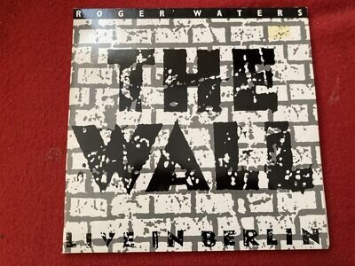 ROGER WATERS THE WALL LIVE IN BERLIN NICE ORIG 1990 EUROPEAN VINYL LP PINK FLOYD