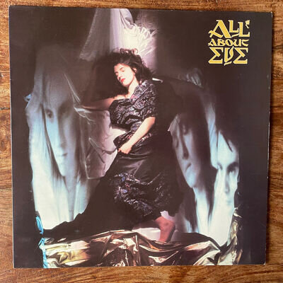 ALL ABOUT EVE EX+ VINYL LP / lyric inner