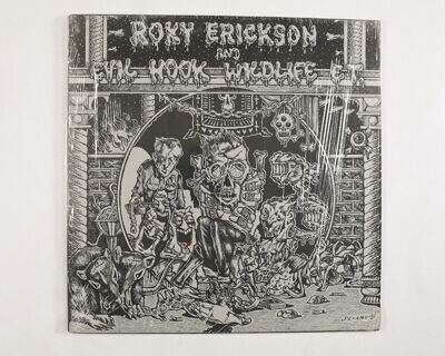 ROKY ERICKSON AND EVIL HOOK  - ROKY ERICKSON AND 1985 EVIL LW-5 12" - VG+/VG+