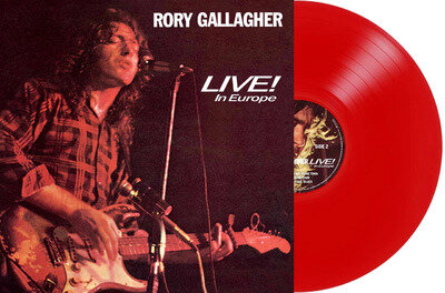 Rory Gallagher - Live! In Europe Limited Edition Red Vinyl 12" Album