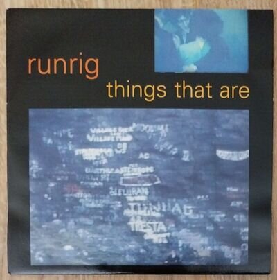 RUNRIG - Things That Are - 1995 7" single picture sleeve very good+