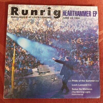 Runrig, Hearthammer, Midsummer at Loch Lomond June 22 1991 CHSG123754, EP, EX/VG