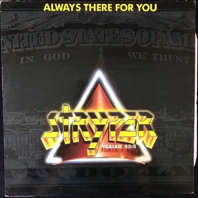 STRYPER ALWAYS THERE FOR YOU 12'' VINYL ENIGMA ENVT-1 1988 UK FIRST PRESS ROCK