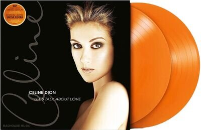 CELINE DION LP x 2 Let's Talk About Love Double ORANGE VINYL Sealed 2022 IN STOC