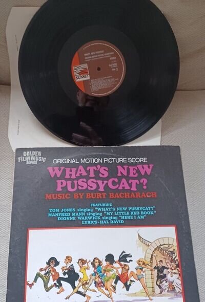 What's New Pussycat Soundtrack Burt Bacharach Album Lp Vinyl Vgc+ 1965 Sunset