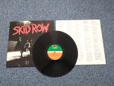 SKID ROW SELF TITLED VINYL CAPITOL EMI 1989 GERMAN PR LP VERY GOOD 1-A2 1-B READ