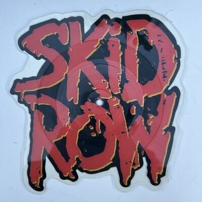 SKID ROW 18 & Life 7" 45rpm UK RARE SHAPED PICTURE DISC EX