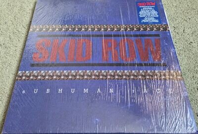 SKID ROW - SUBHUMAN RACE REISSUE DOUBLE 180G VINYL LP - BLUE / BLACK VINYL