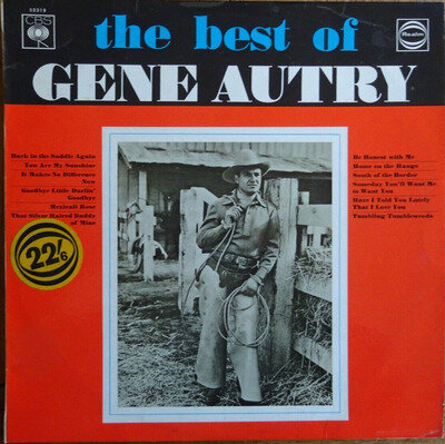 GENE AUTRY - THE BEST OF 1966 VINYL LP. RM 52319.