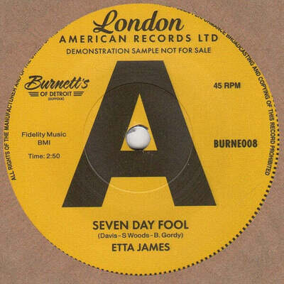 Etta James / Gloria Lynne - Seven Day Fool / You Don't Have To Be A Tower Of