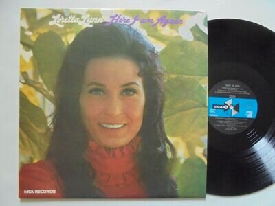 LORETTA LYNN - HERE I AM AGAIN 12" LP 1972 Country/Pop