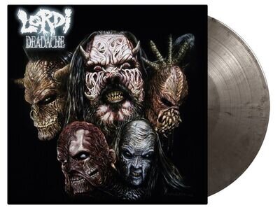 Lordi - Deadache 2023 Dutch 180 Gram Silver & Black Marbled Vinyl 2 LP Set New