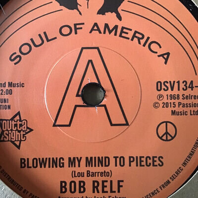 Bob Relf - Blowing My Mind To Pieces / Girl You’re My Kind of Wonderful- Demo