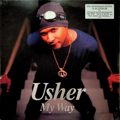 USHER- My Way 2-LP (NEW** 2023 Vinyl) Expanded 1997 Album Just Like Me/Nice Slow