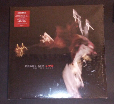 PEARL JAM 2LP LIVE - ON TWO LEGS CLEAR VINYL RSD - NEW & SEALED