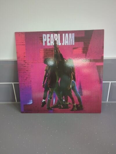 PEARL JAM - TEN 2017 REISSUE 180g VINYL LP AS NEW EX/EX