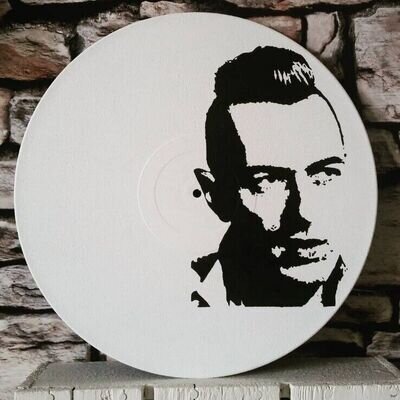 Joe Strummer Painting - Vinyl Record - The Clash - Joe Strummer