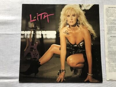 Lita Ford - Lita - 1988 Vinyl -ft Ozzy Osborne.