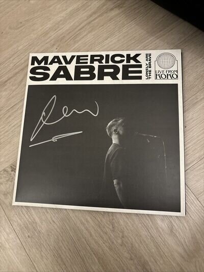 Vinyl 12" Album Maverick Sabre Lonely Are The Brave Live From Koko 2 disc signed