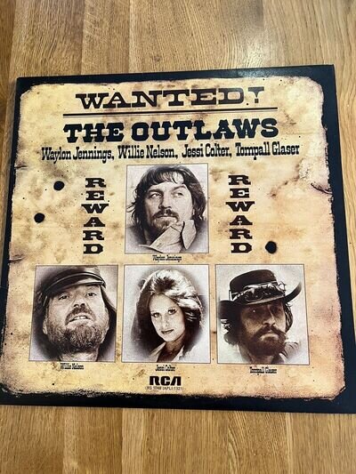 Waylon, Willie, Jessi, Tompall, ‎– Wanted! The Outlaws - Vinyl, LP, Reissue