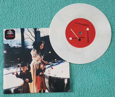 The White Stripes - My Doorbell.. 2005 UK 7" single White Marbled MINT un played