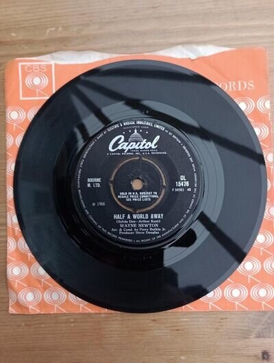 Wayne Newton - Half A World Away 7" SINGLE VINYL RECORD