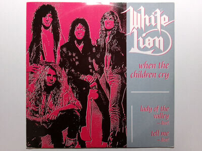 WHITE LION WHEN THE CHILDREN CRY ATLANTIC A9015T HARD ROCK