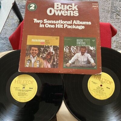 Buck Owens Two Sensational Albums In One Hit Package Double Album Usa 1973