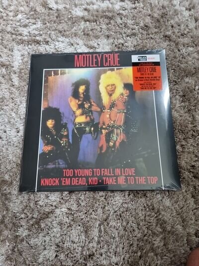 MOTLEY CRUE - TOO YOUNG TO FALL IN LOVE - 12" P/S - BLACK FRIDAY RSD 2303